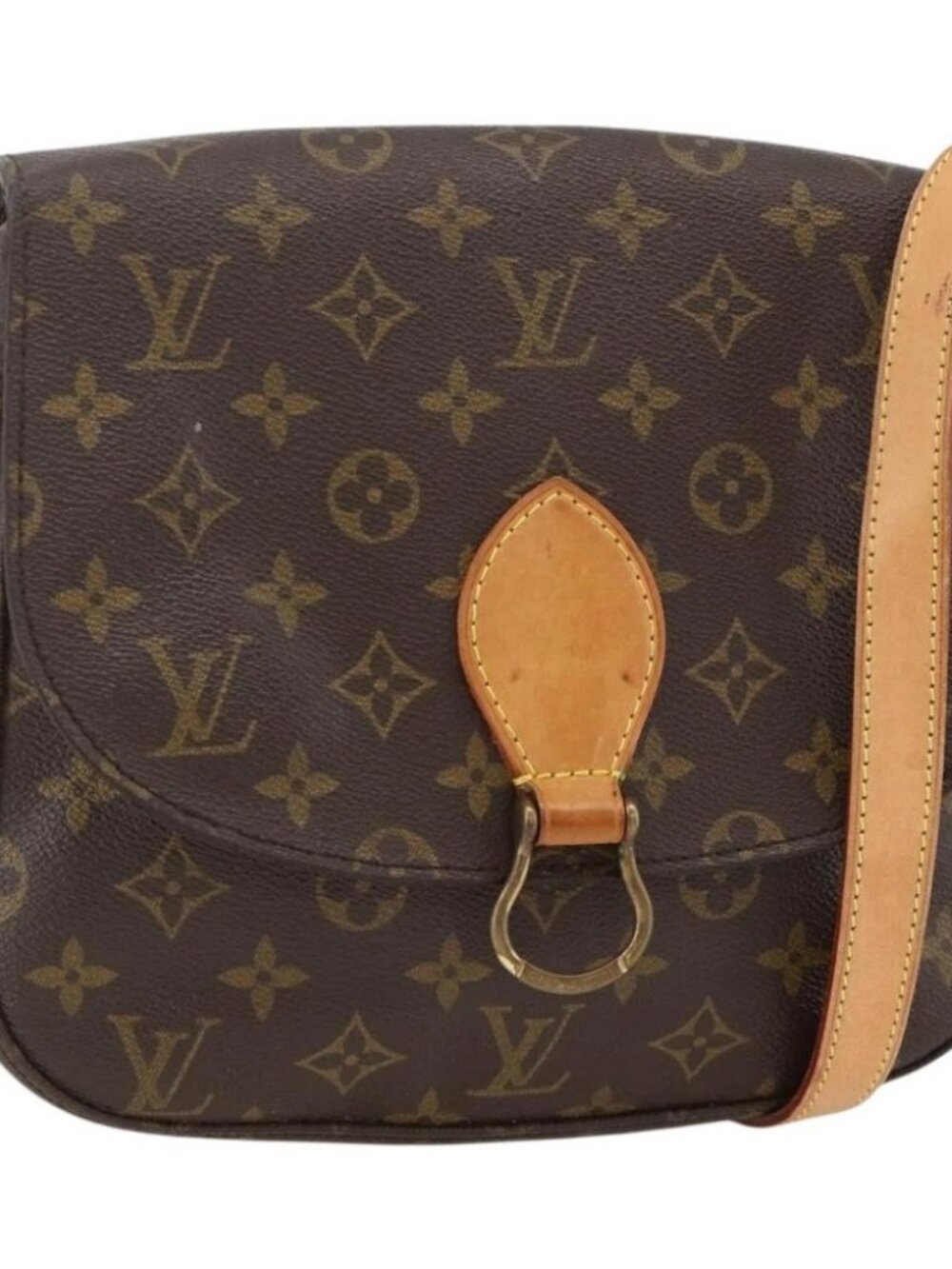 LOUIS VUITTON Monogram Saint Cloud GM Shoulder Bag